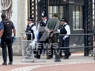 Man arrested after incident outside Buckingham Palace detained under the Mental Health Act