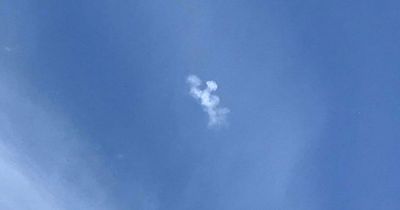 Crown-shaped cloud spotted in sky as UK prepares for Coronation