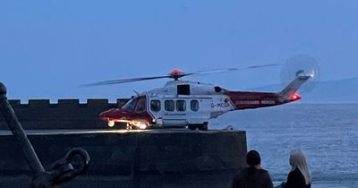 Man dies after being rescued from water at Saltcoats harbour