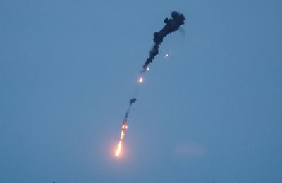 At least one drone downed in new air attack on Kyiv