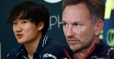 Christian Horner gives Yuki Tsunoda verdict amid pressure on Sergio Perez's Red Bull seat