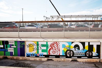 Power unveils student-designed murals for 2023 Detroit GP