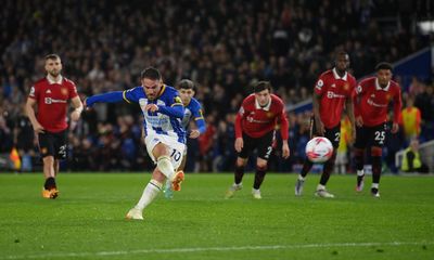 Mac Allister’s last-gasp penalty ensures Brighton sink Manchester United
