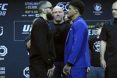 UFC 288 video: Belal Muhammad vs. Gilbert Burns pre-fight press conference faceoff and more