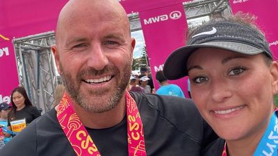 Ironman Australia brother and sister team Brett Wallin and Sarah Munt team up for sibling glory