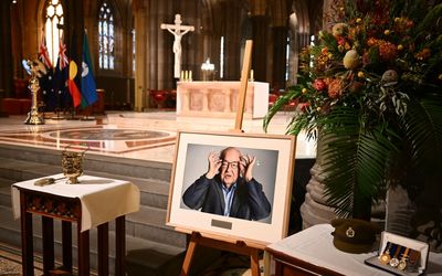Mourners honour people’s priest Father Bob