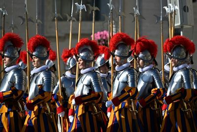 Defending the pope: behind the Swiss Guards' armour