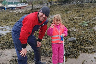 Six-year-old finds lost wedding ring on beach with toy metal detector