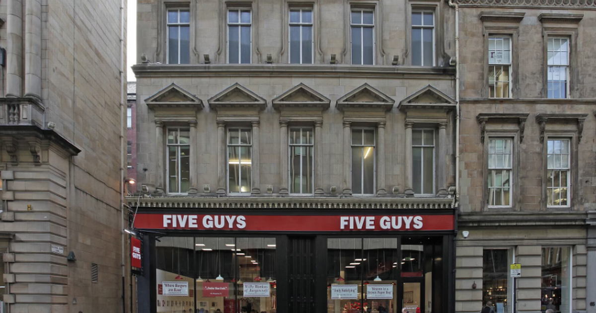 Glasgow retail building home to Five Guys on the…