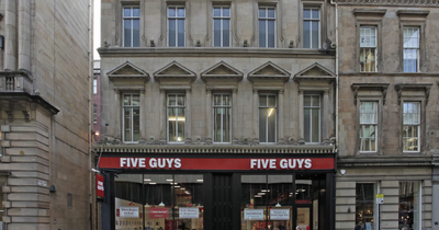 Glasgow retail building home to Five Guys on the market for a whopping £3.8m