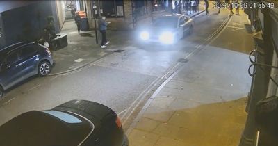Chilling CCTV shows moment before driver mows down 'innocent young woman'