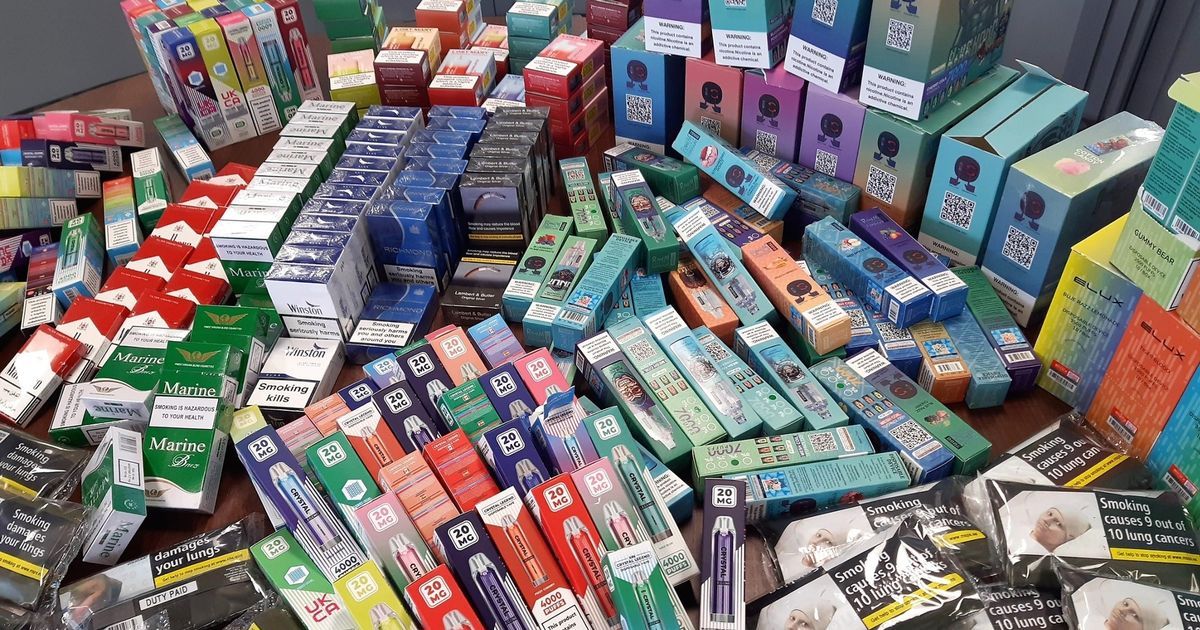 Huge haul of illegal vapes seized as police crackdown on dodgy