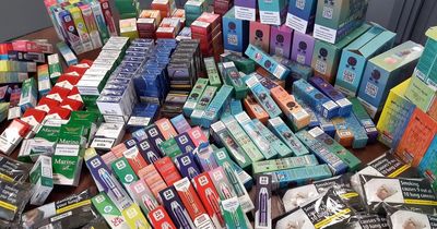 Police seize major haul of illegal cigarettes and 302 illicit vapes from Ayrshire shop