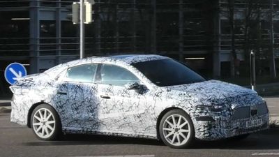 Next-Gen Mercedes CLA/EQA Spied With A Lot Of Camouflage In Germany