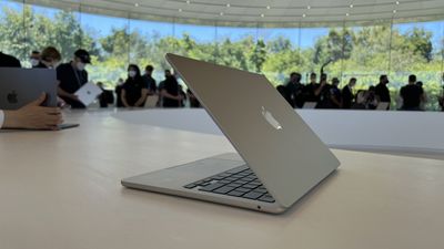 15-inch MacBook Air laptops piled high as launch nears