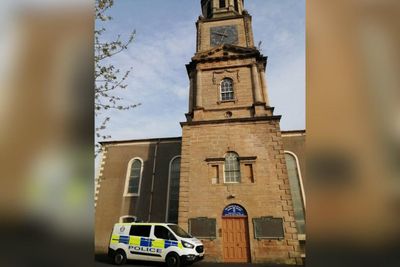 Police probe after 'human remains' are discovered in Irvine church