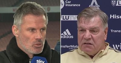 Jamie Carragher aims furious rant at "deluded" Sam Allardyce after Pep Guardiola claim