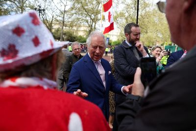 Watch: King Charles meets royal fans on Mall ahead of coronation