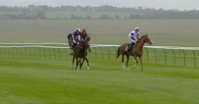 Jockey Tom Marquand sent to hospital after getting kicked by another horse