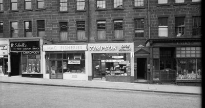 Edinburgh locals debate 'mystery' city street scene showing lost row of shops