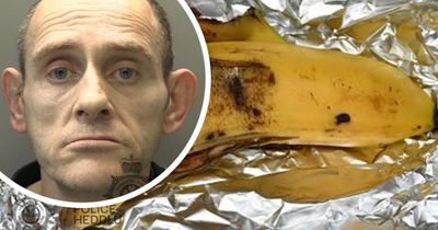 Burglar caught after leaving half-eaten banana at the scene