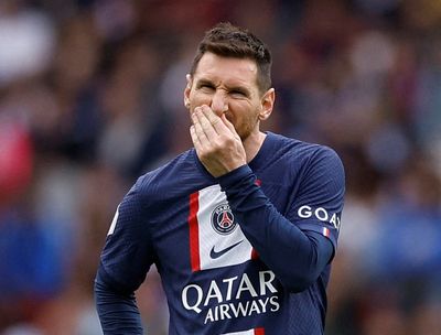 Lionel Messi reacts after PSG suspension for Saudi Arabia trip
