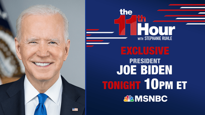 President Biden Sits With Stephanie Ruhle on MSNBC