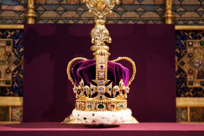 Factbox-The crowns, jewels, swords and spoon used at King Charles' coronation