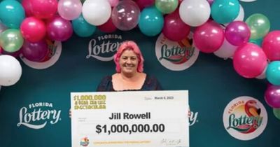 Lucky woman wins $1million lottery scratch-card after nearly throwing away winning ticket