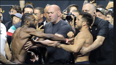 UFC 288 video: Aljamain Sterling shoves Henry Cejudo at final title-fight faceoff