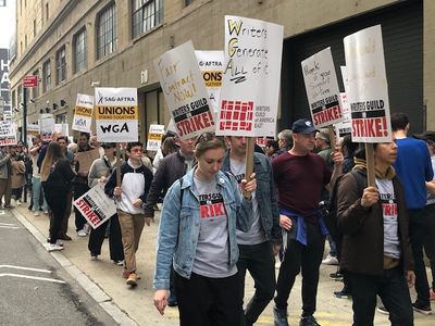 It’s Time to Fix a Broken System, Say Writers Picketing in New York