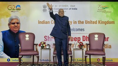 Diaspora must counter baseless narratives about India: Vice-President Dhankhar