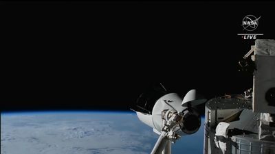Astronauts relocate SpaceX Dragon capsule on space station