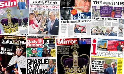 ‘Charlie is my darling’: what the papers say on king’s coronation day