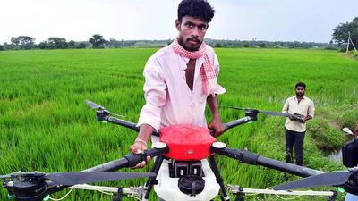 With Dalit Bandhu, drone sprayer operators soar to dizzying heights