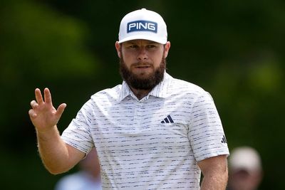 Tyrrell Hatton finishes tied first after day two of Wells Fargo Championship