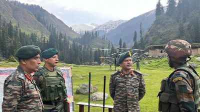 Amid an exchange of fire, Northern Army Commander visits encounter site in J&K's Rajouri