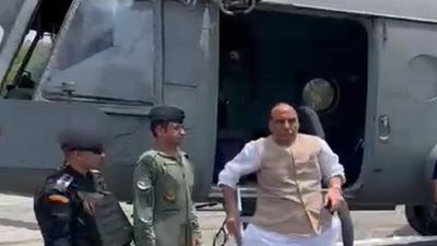 Defence Minister Rajnath meets jawans at Rajouri base camp, ‘sacrifices will never be forgotten’