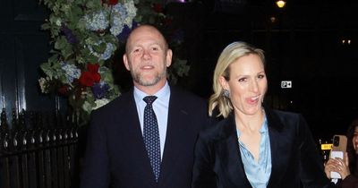 Zara and Mike Tindall head home at 2am after royal family dinner at Mayfair club