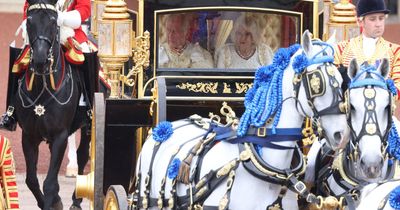 King Charles and Queen Camilla set off from Buckingham Palace ready to be crowned