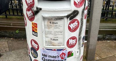 Coronation postbox vandalised and egged