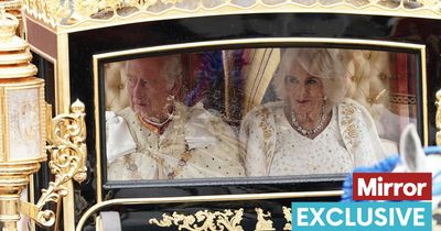 King Charles' 'cut-off' gesture as he travelled to Coronation with Camilla