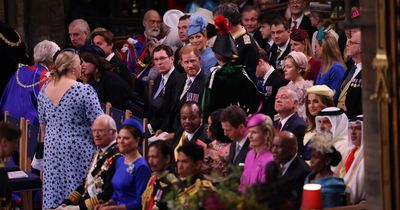 Prince Harry in third row for Coronation