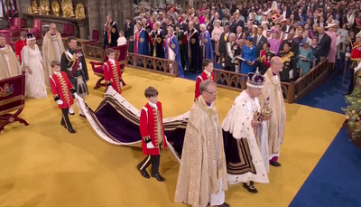 Flag of Ukraine ‘at the heart of Westminster Abbey’ during coronation