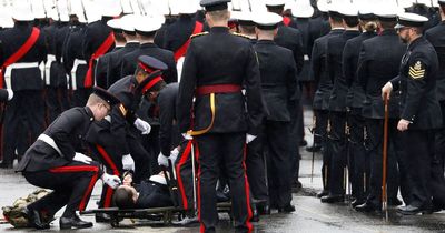 Royal Navy officer faints before Coronation procession back to Buckingham Palace