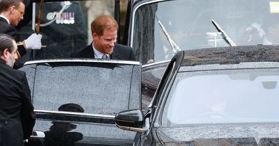 Prince Harry spotted fleeing London in car - snubbing family lunch to rush home to Meghan