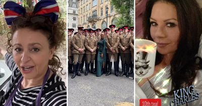 Amanda Holden leads stars getting into Coronation spirit to celebrate King Charles