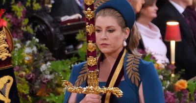 Penny Mordaunt wields huge 'naked' sword at Coronation after weeks of preparation