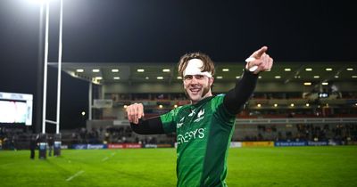 Ireland rugby star Mack Hansen reveals gaping head wound under bandage after famous win