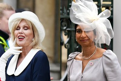 Joanna Lumley and Suella Braverman among celebs in eye-catching hats at the coronation